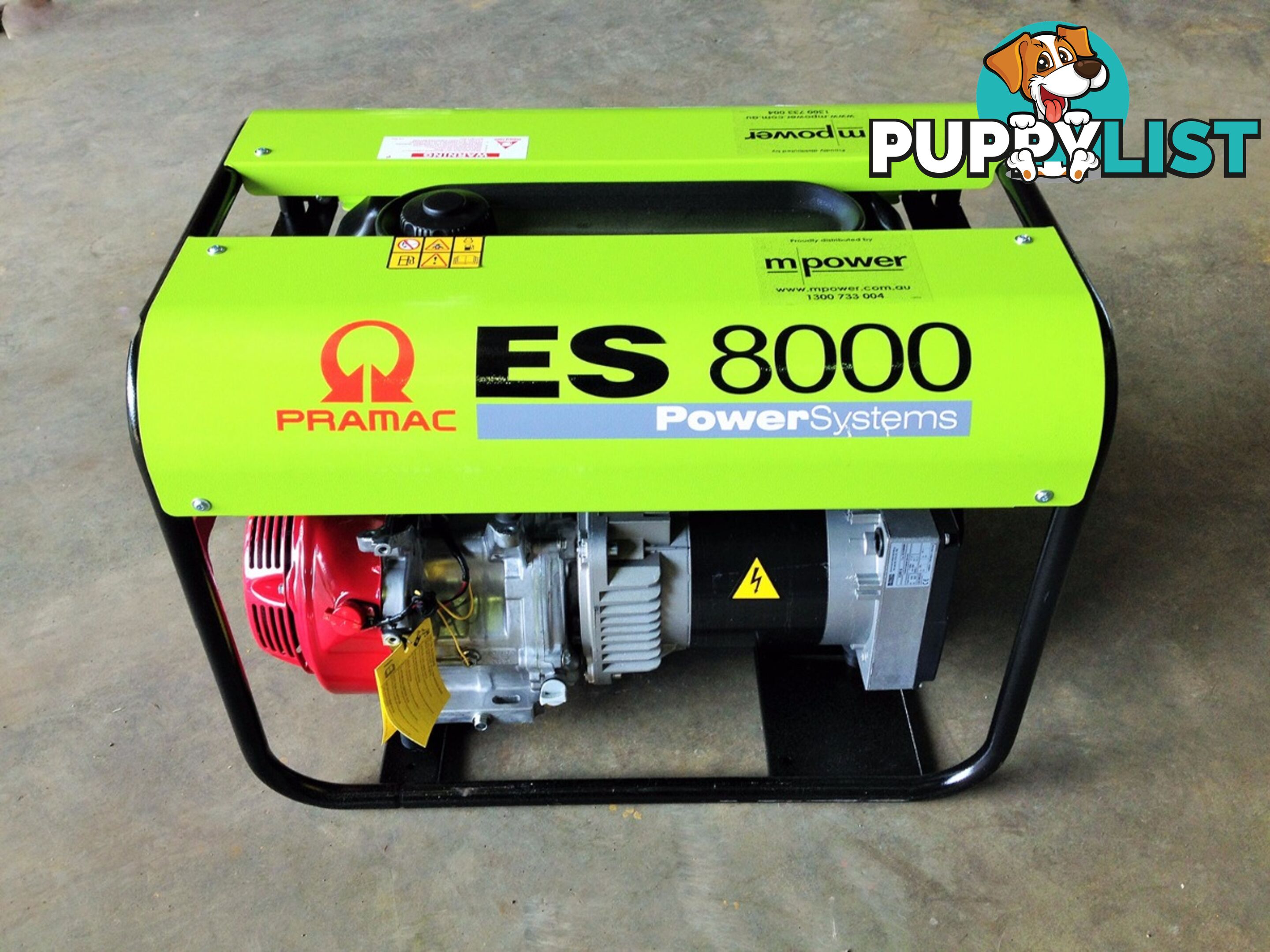 PRAMAC ES8000 8kVA GENERATOR