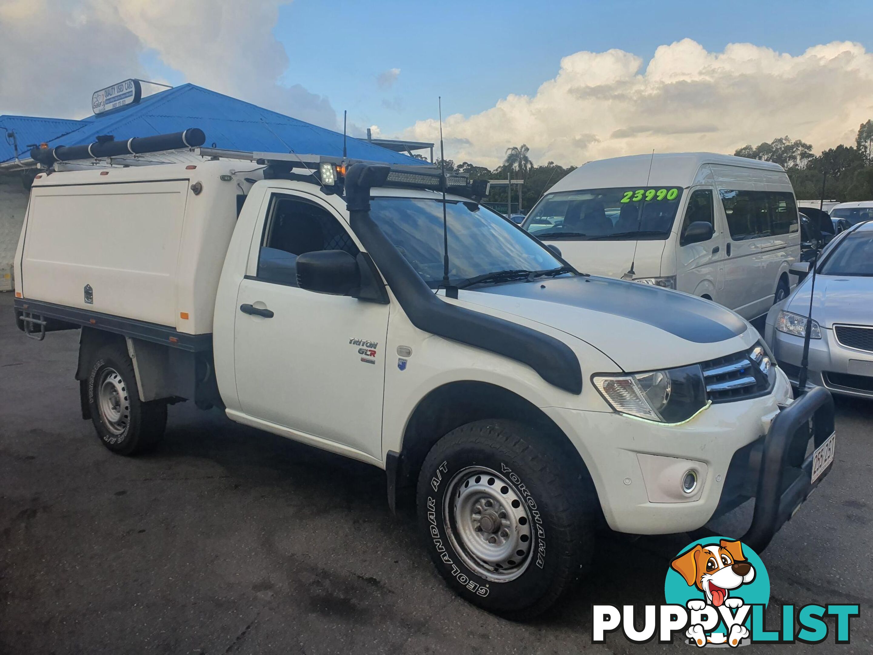 2011 Mitsubishi Triton MN GLX Cab Chassis 2dr Man 5sp 2.5DT  Cab Chassis