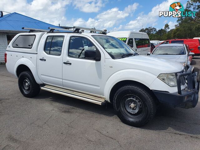 2012 NISSAN NAVARA RX (4x4) D40 MY11 DUAL CAB P/UP