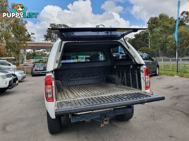 2012 NISSAN NAVARA RX (4x4) D40 MY11 DUAL CAB P/UP