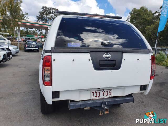 2012 NISSAN NAVARA RX (4x4) D40 MY11 DUAL CAB P/UP