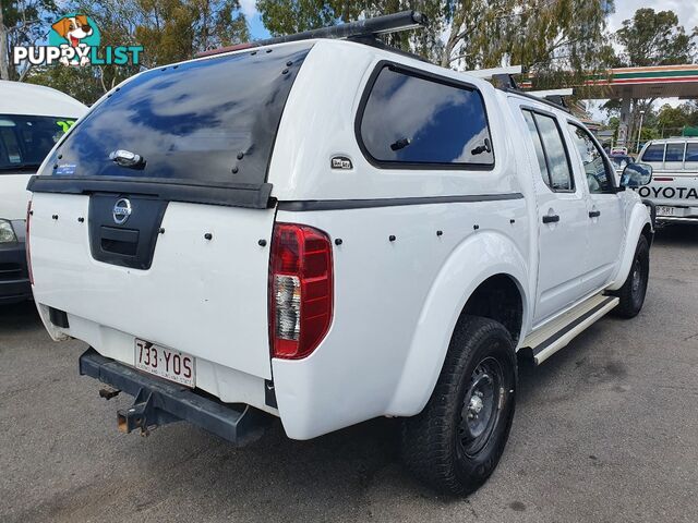 2012 NISSAN NAVARA RX (4x4) D40 MY11 DUAL CAB P/UP