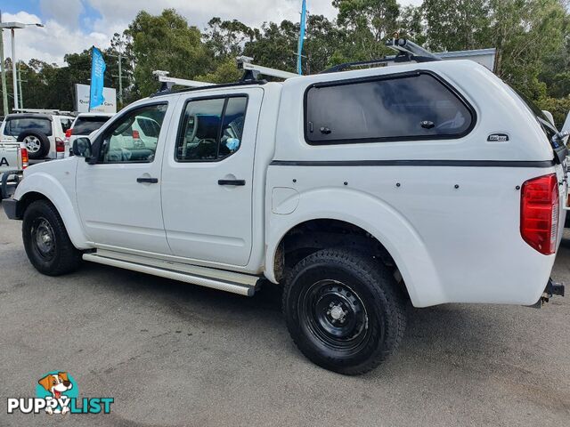 2012 NISSAN NAVARA RX (4x4) D40 MY11 DUAL CAB P/UP