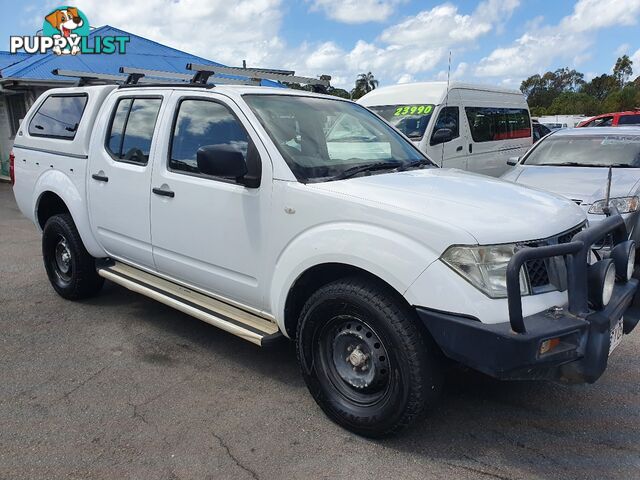 2012 NISSAN NAVARA RX (4x4) D40 MY11 DUAL CAB P/UP