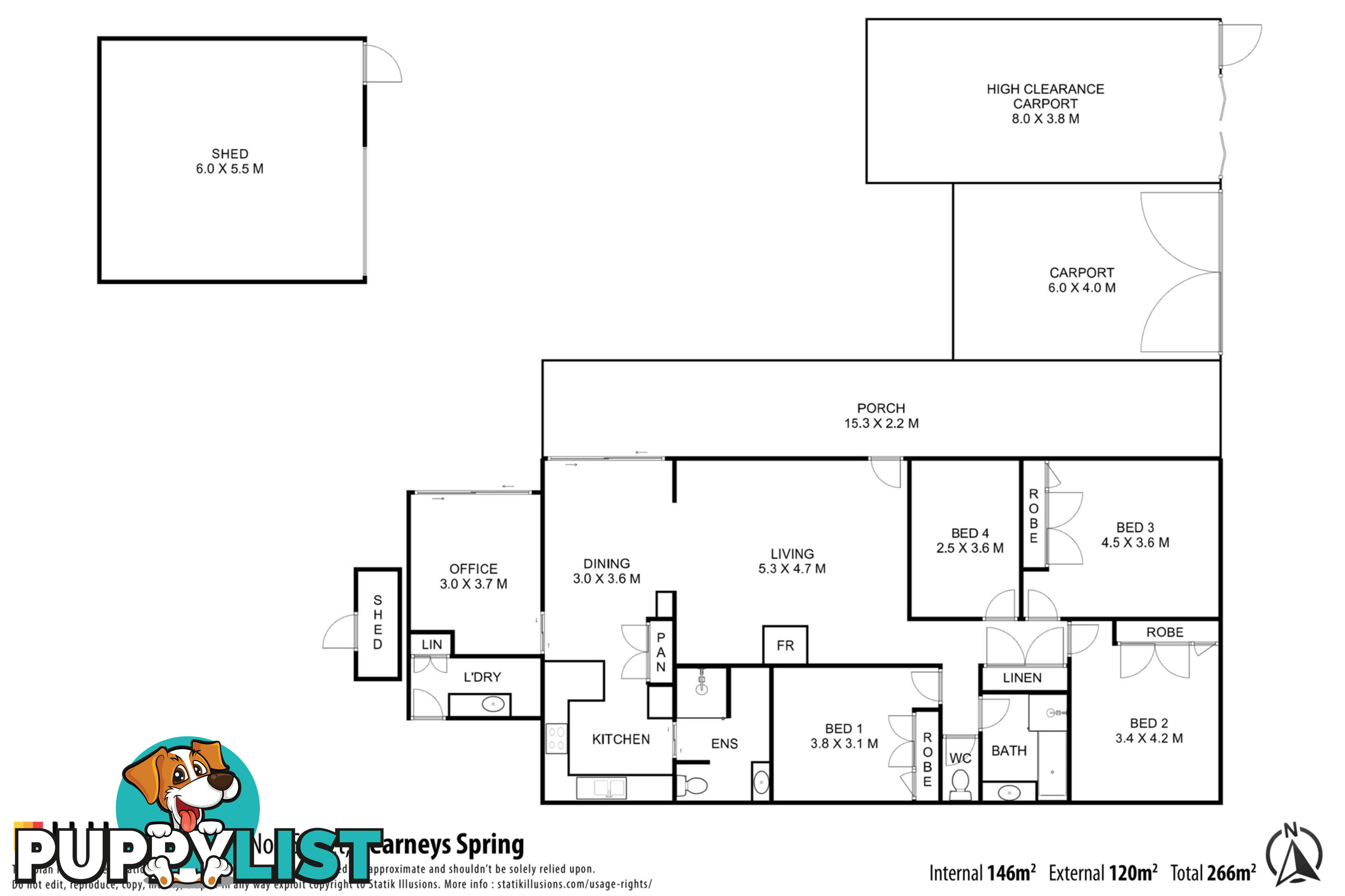 59 Noll Street KEARNEYS SPRING QLD 4350