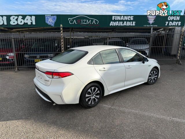 2020 TOYOTA COROLLA ASCENT SPORT (HYBRID) ZWE211R SEDAN