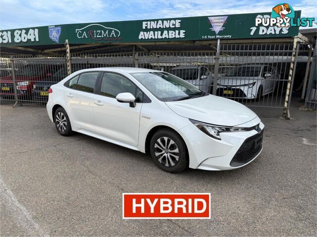 2020 TOYOTA COROLLA ASCENT SPORT (HYBRID) ZWE211R SEDAN