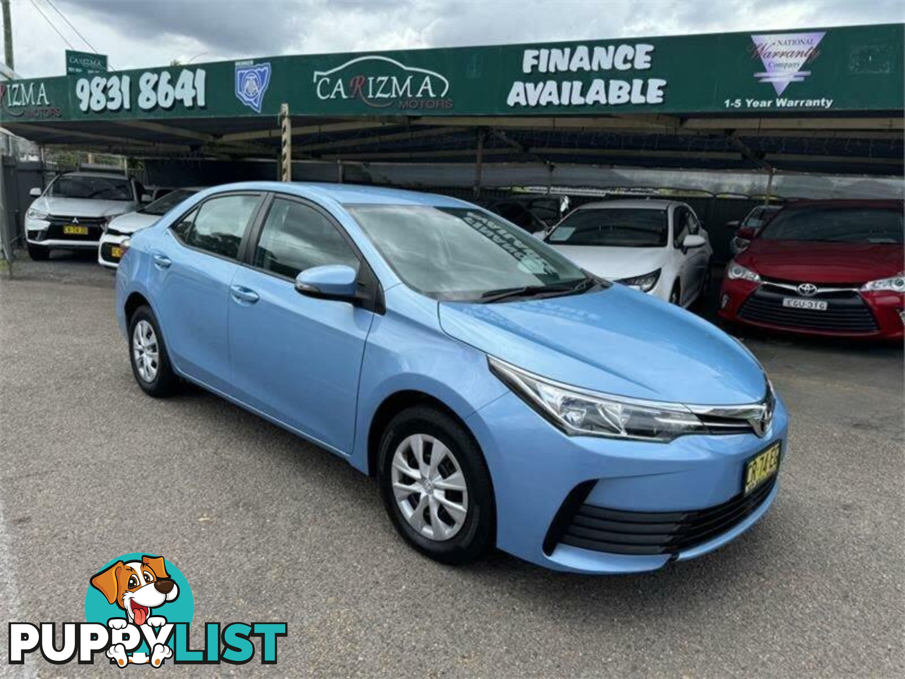 2018 TOYOTA COROLLA ASCENT ZRE172R MY17 SEDAN, 4 DOORS, 5 SEATS