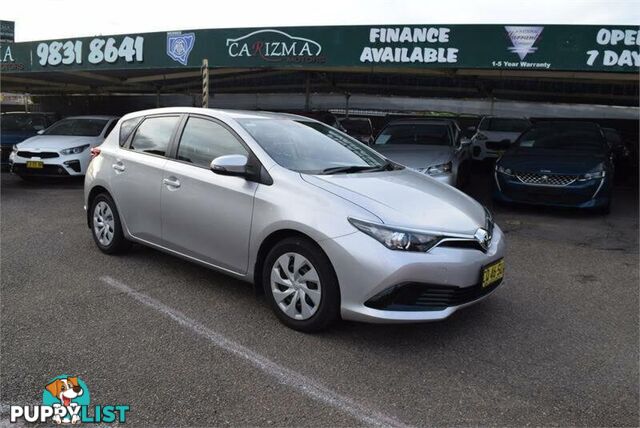 2018 TOYOTA COROLLA ASCENT ZRE182R MY17 HATCH, 5 DOORS, 5 SEATS