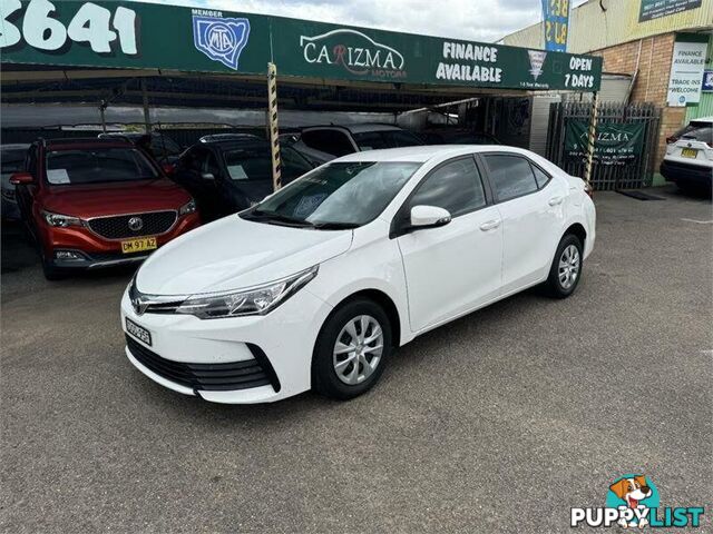 2017 TOYOTA COROLLA ASCENT ZRE172R MY17 SEDAN, 4 DOORS, 5 SEATS