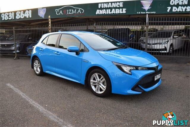 2020 TOYOTA COROLLA ASCENT SPORT  NAVI (HYBRID) ZWE211R HATCH, 5 DOORS, 5 SEATS