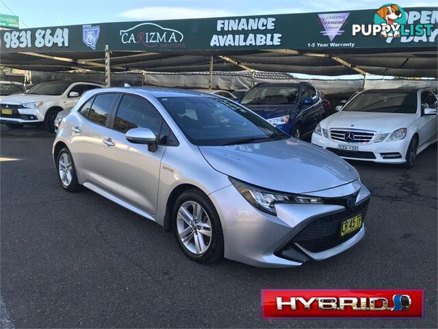 2018 TOYOTA COROLLA ASCENT SPORT (HYBRID) ZWE211R HATCH, 5 DOORS, 5 SEATS