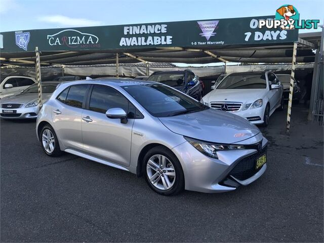 2018 TOYOTA COROLLA ASCENT SPORT (HYBRID) ZWE211R HATCH, 5 DOORS, 5 SEATS