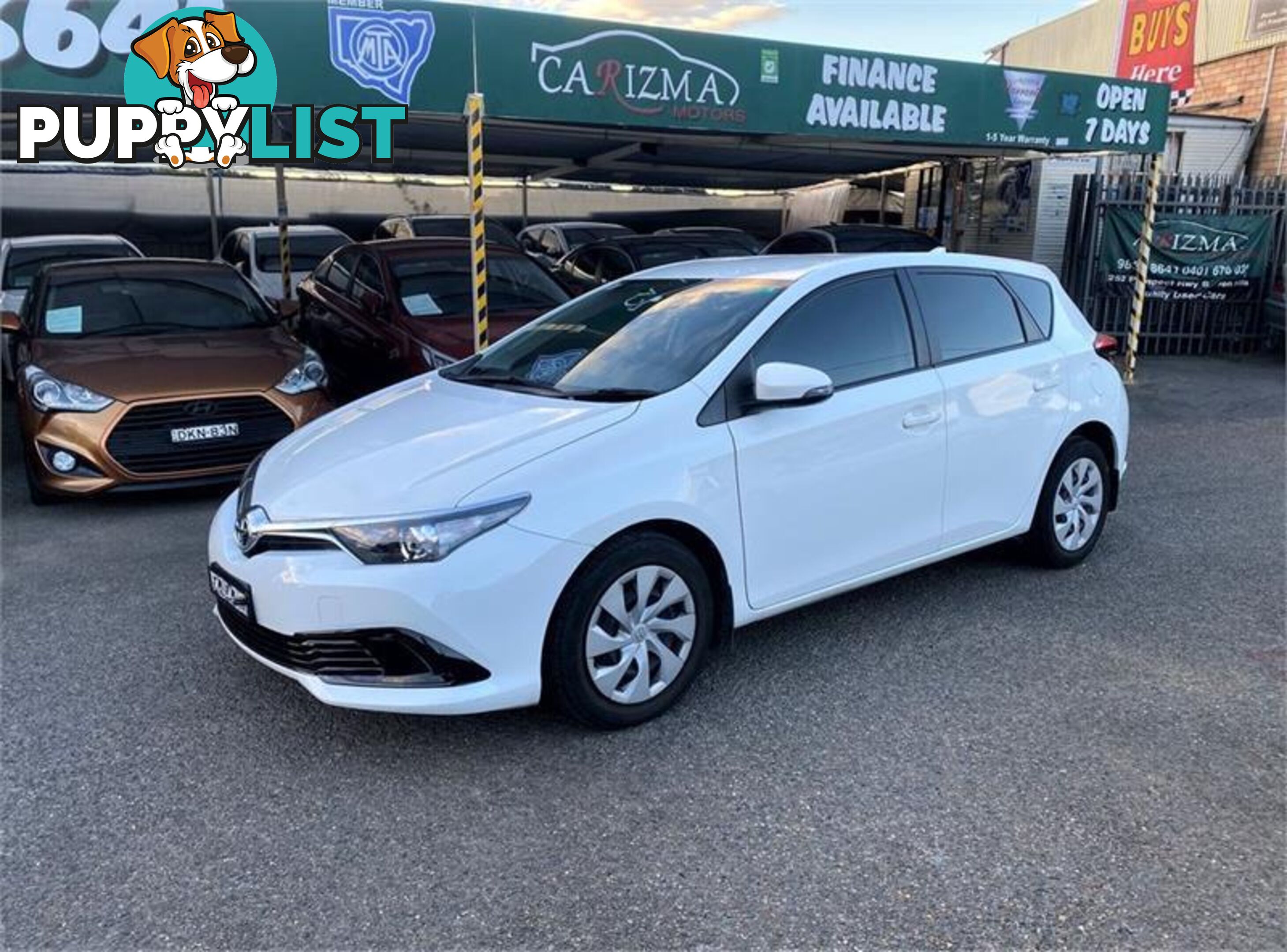 2018 TOYOTA COROLLA ASCENT ZRE182R MY17 HATCH, 5 DOORS, 5 SEATS