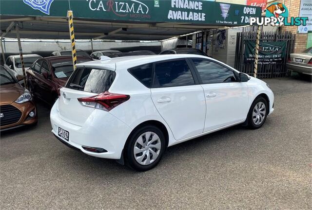 2018 TOYOTA COROLLA ASCENT ZRE182R MY17 HATCH, 5 DOORS, 5 SEATS