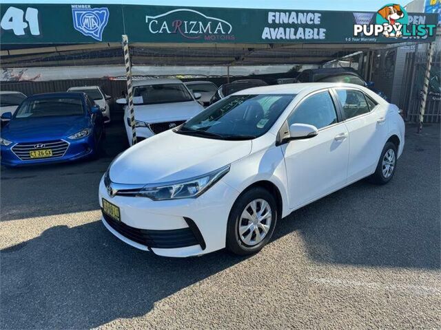 2017 TOYOTA COROLLA ASCENT ZRE172R SEDAN, 4 DOORS, 5 SEATS