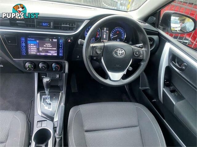 2017 TOYOTA COROLLA ASCENT ZRE172R SEDAN, 4 DOORS, 5 SEATS