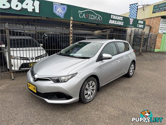 2018 TOYOTA COROLLA ASCENT ZRE182R MY17 HATCHBACK