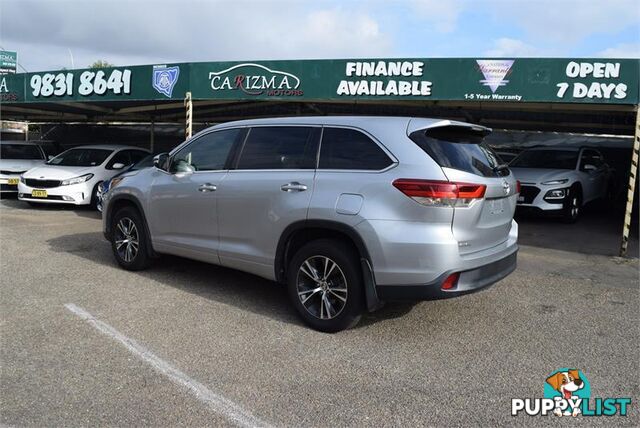 2018 TOYOTA KLUGER GX (4X2) GSU50R SUV, 4 DOORS, 7 SEATS