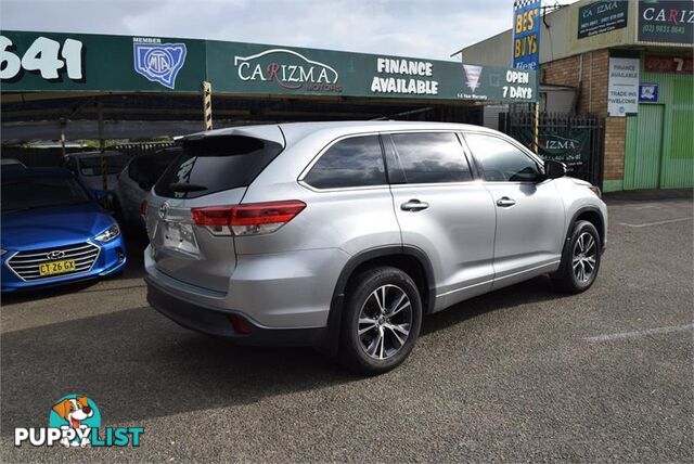 2018 TOYOTA KLUGER GX (4X2) GSU50R SUV, 4 DOORS, 7 SEATS