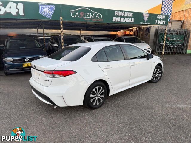 2020 TOYOTA COROLLA ASCENT SPORT (HYBRID) ZWE211R SEDAN
