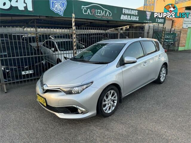 2018 TOYOTA COROLLA ASCENT SPORT ZRE182R MY17 HATCH, 5 DOORS, 5 SEATS