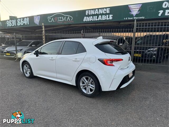 2019 TOYOTA COROLLA ASCENT SPORT MZEA12R HATCH, 5 DOORS, 5 SEATS