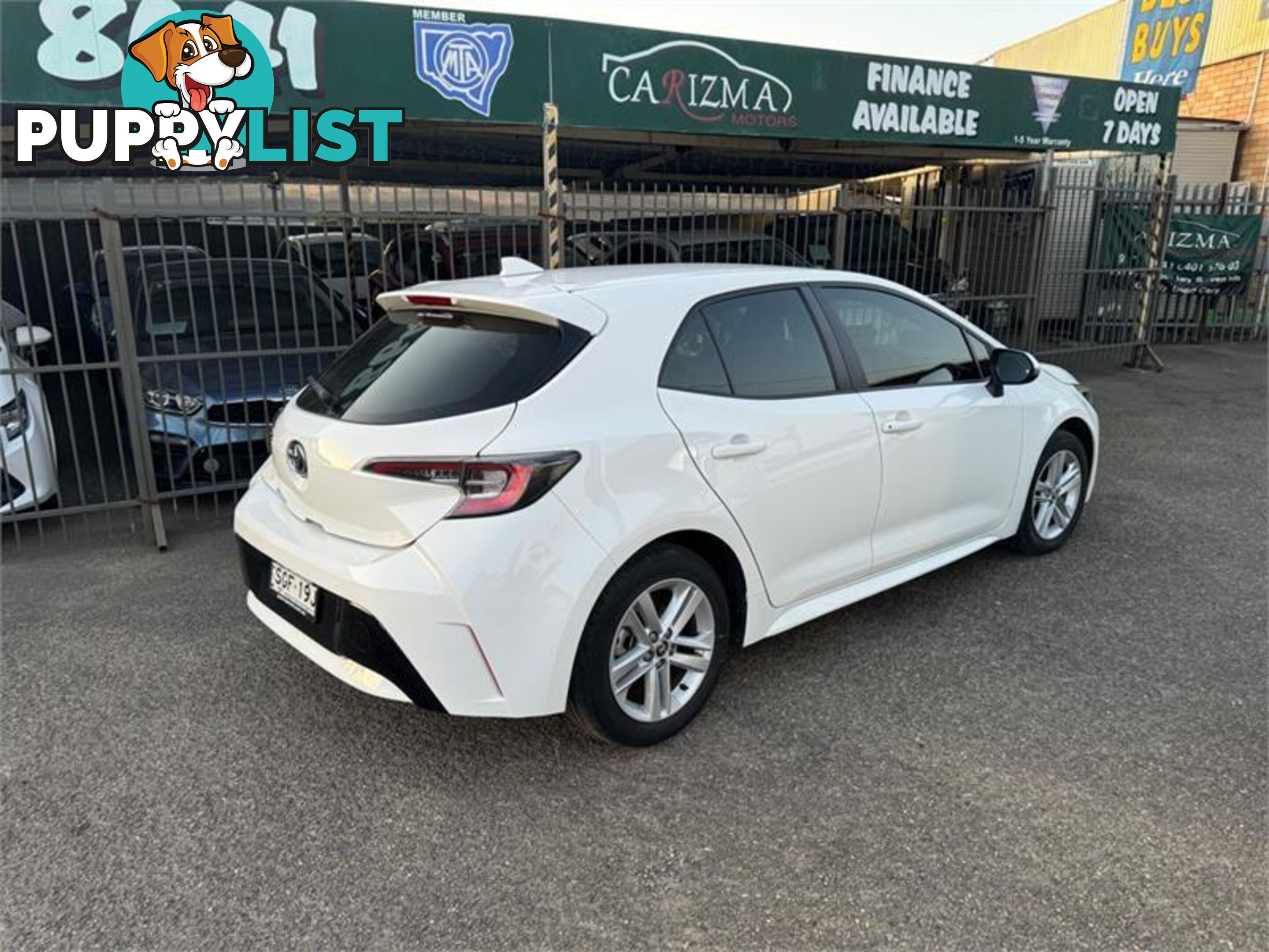 2019 TOYOTA COROLLA ASCENT SPORT MZEA12R HATCH, 5 DOORS, 5 SEATS