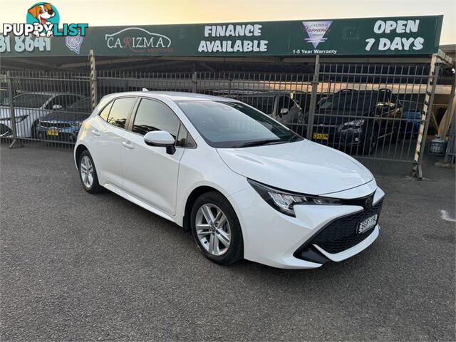 2019 TOYOTA COROLLA ASCENT SPORT MZEA12R HATCH, 5 DOORS, 5 SEATS