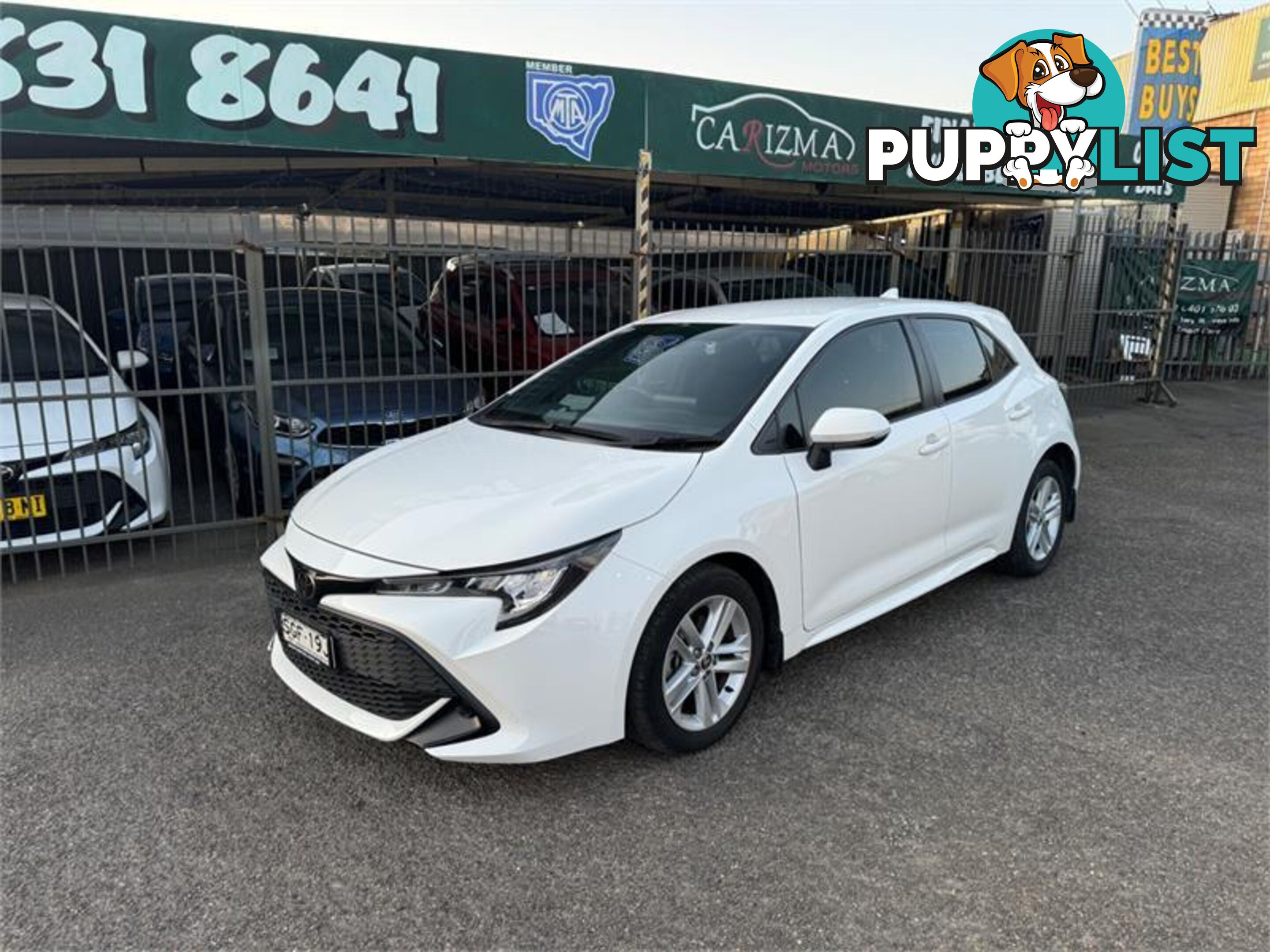 2019 TOYOTA COROLLA ASCENT SPORT MZEA12R HATCH, 5 DOORS, 5 SEATS