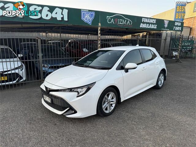 2019 TOYOTA COROLLA ASCENT SPORT MZEA12R HATCH, 5 DOORS, 5 SEATS