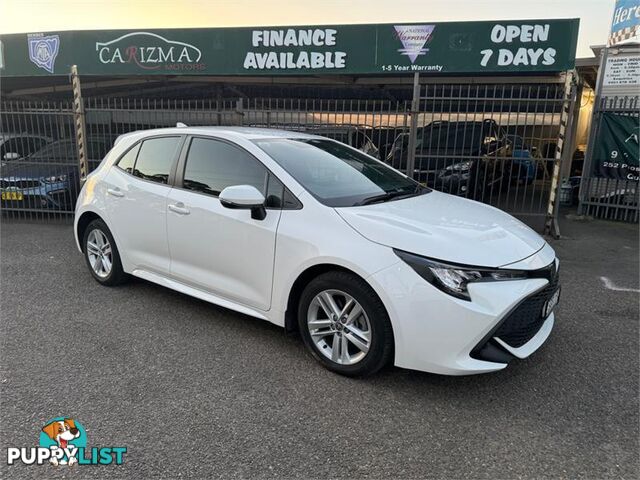 2019 TOYOTA COROLLA ASCENT SPORT MZEA12R HATCH, 5 DOORS, 5 SEATS