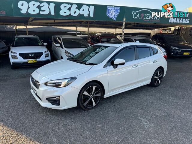 2018 SUBARU IMPREZA 2.0I-S (AWD) MY18 HATCH, 5 DOORS, 5 SEATS