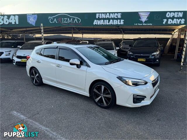 2018 SUBARU IMPREZA 2.0I-S (AWD) MY18 HATCH, 5 DOORS, 5 SEATS