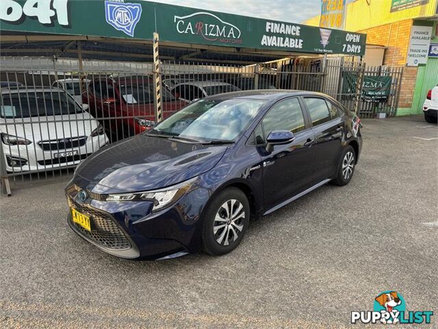 2020 TOYOTA COROLLA ASCENT SPORT (HYBRID) ZWE211R SEDAN, 4 DOORS, 5 SEATS