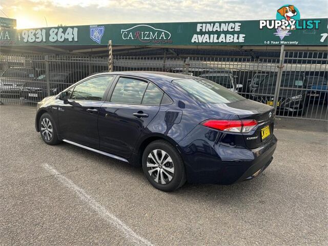 2020 TOYOTA COROLLA ASCENT SPORT (HYBRID) ZWE211R SEDAN, 4 DOORS, 5 SEATS