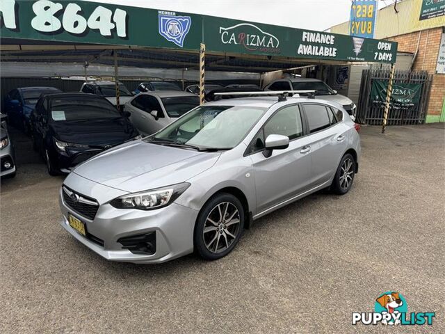 2017 SUBARU IMPREZA 2.0I (AWD) MY18 HATCH, 5 DOORS, 5 SEATS