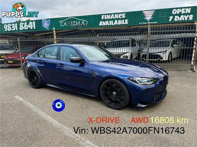 2022 BMW M3 COMPETITION M XDRIVE G80 SEDAN, 4 DOORS, 5 SEATS