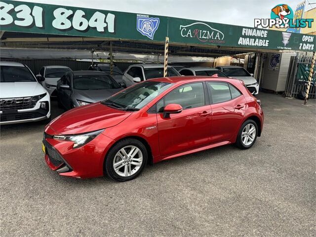 2019 TOYOTA COROLLA ASCENT SPORT (HYBRID) ZWE211R HATCHBACK