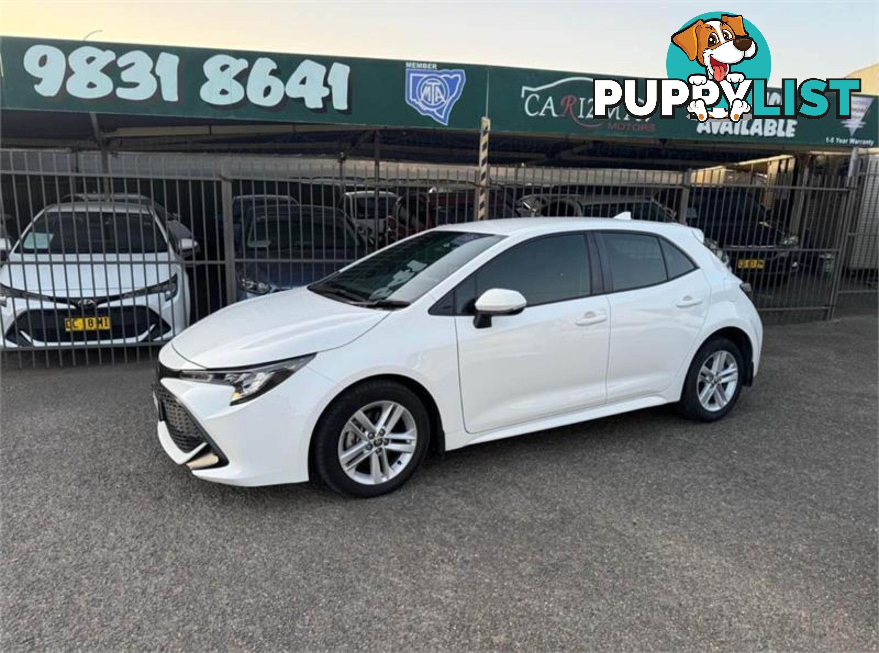 2022 TOYOTA COROLLA ASCENT SPORT MZEA12R HATCH, 5 DOORS, 5 SEATS