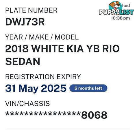 2018 KIA RIO S YB MY18 HATCH, 5 DOORS, 5 SEATS