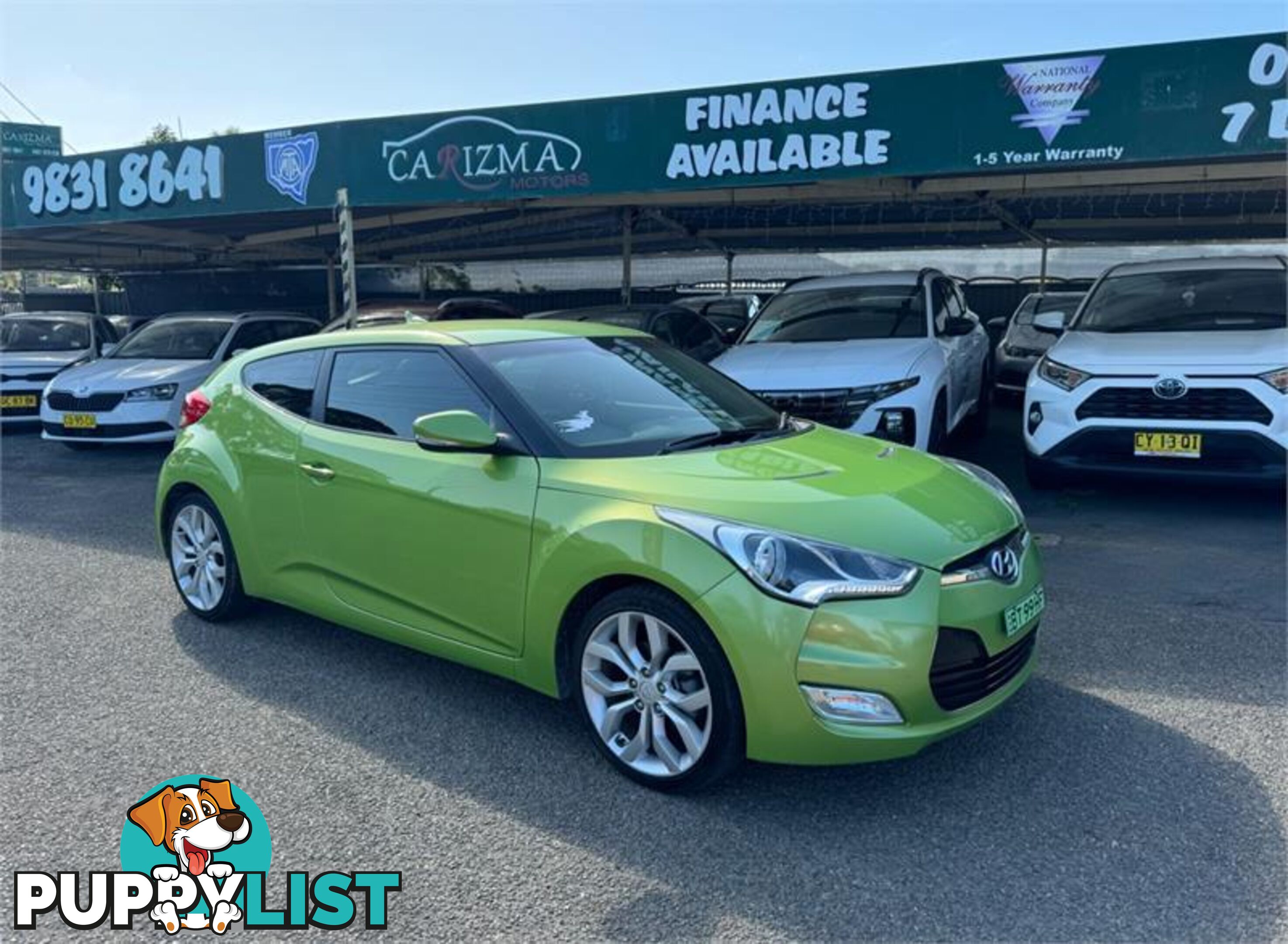 2012 HYUNDAI VELOSTER  FS MY13 HATCH, 3 DOORS, 4 SEATS