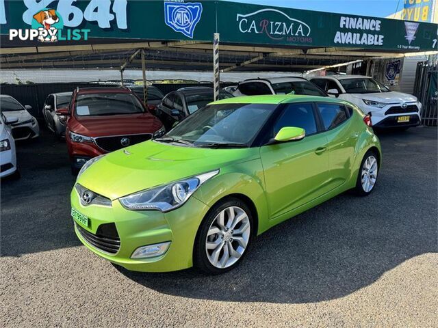 2012 HYUNDAI VELOSTER  FS MY13 HATCH, 3 DOORS, 4 SEATS