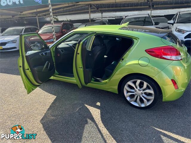 2012 HYUNDAI VELOSTER  FS MY13 HATCH, 3 DOORS, 4 SEATS