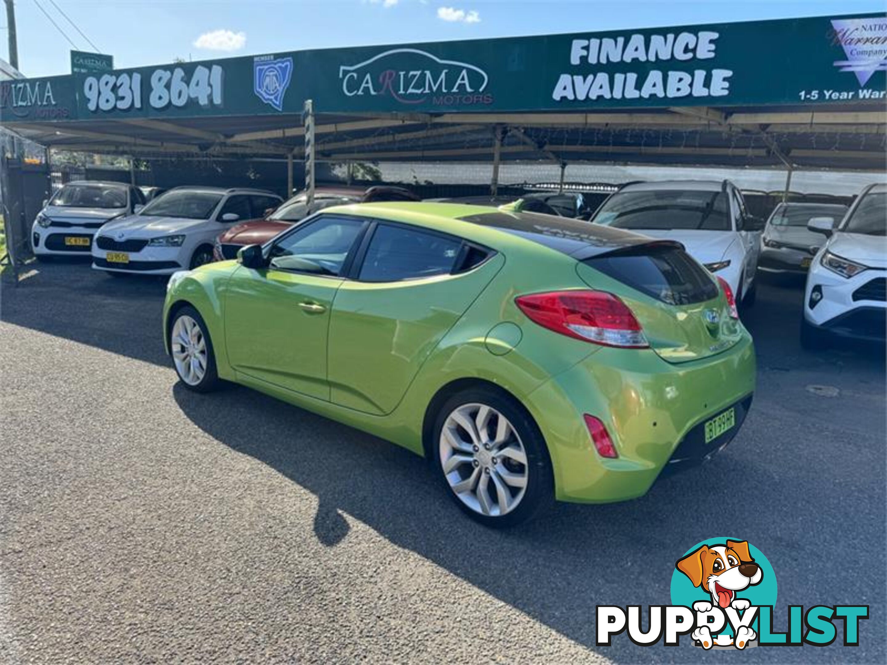 2012 HYUNDAI VELOSTER  FS MY13 HATCH, 3 DOORS, 4 SEATS