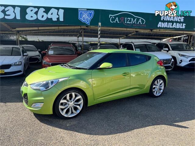 2012 HYUNDAI VELOSTER  FS MY13 HATCH, 3 DOORS, 4 SEATS