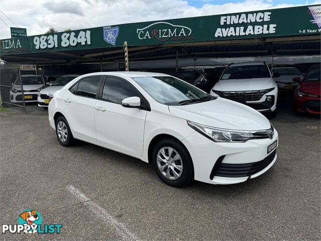 2017 TOYOTA COROLLA ASCENT ZRE172R MY17 SEDAN, 4 DOORS, 5 SEATS