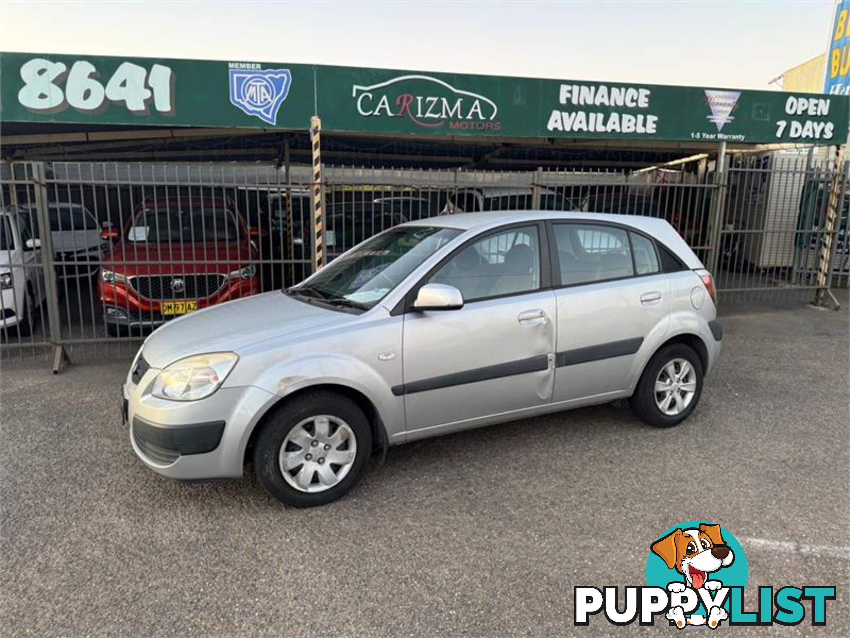 2007 KIA RIO LX JB HATCH, 5 DOORS, 5 SEATS