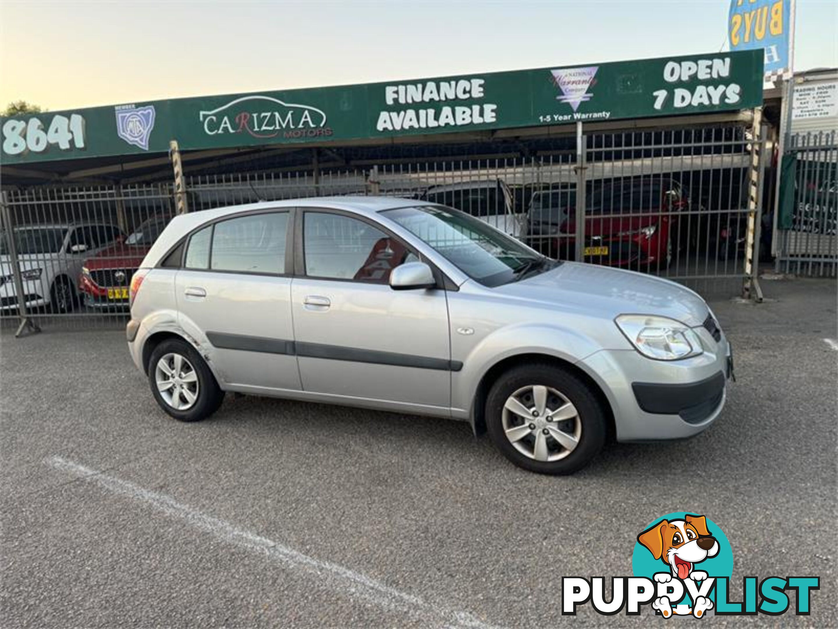 2007 KIA RIO LX JB HATCH, 5 DOORS, 5 SEATS