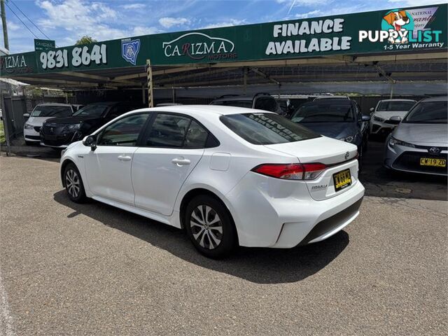 2020 TOYOTA COROLLA ASCENT SPORT (HYBRID) ZWE211R SEDAN